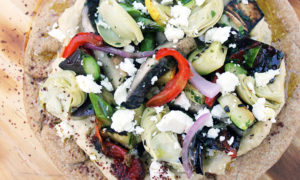 Mediterranean Veggie Pita (veg)