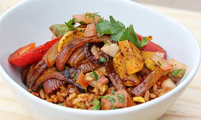 Veggie Fajita Bowl